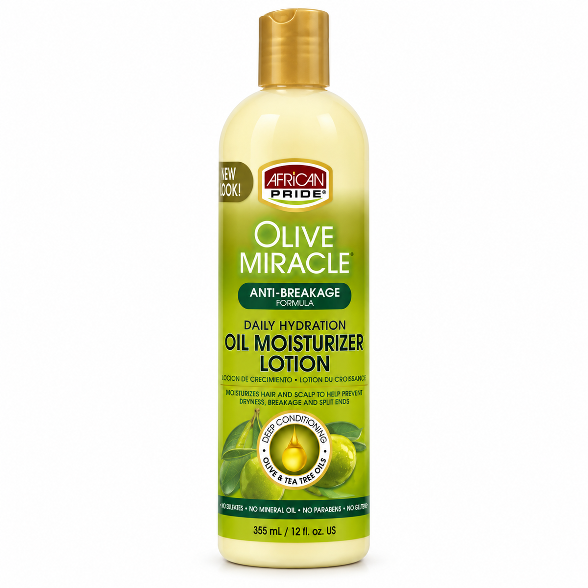 African Pride Olive Miracle Oil Moisturizer Lotion (355ml)