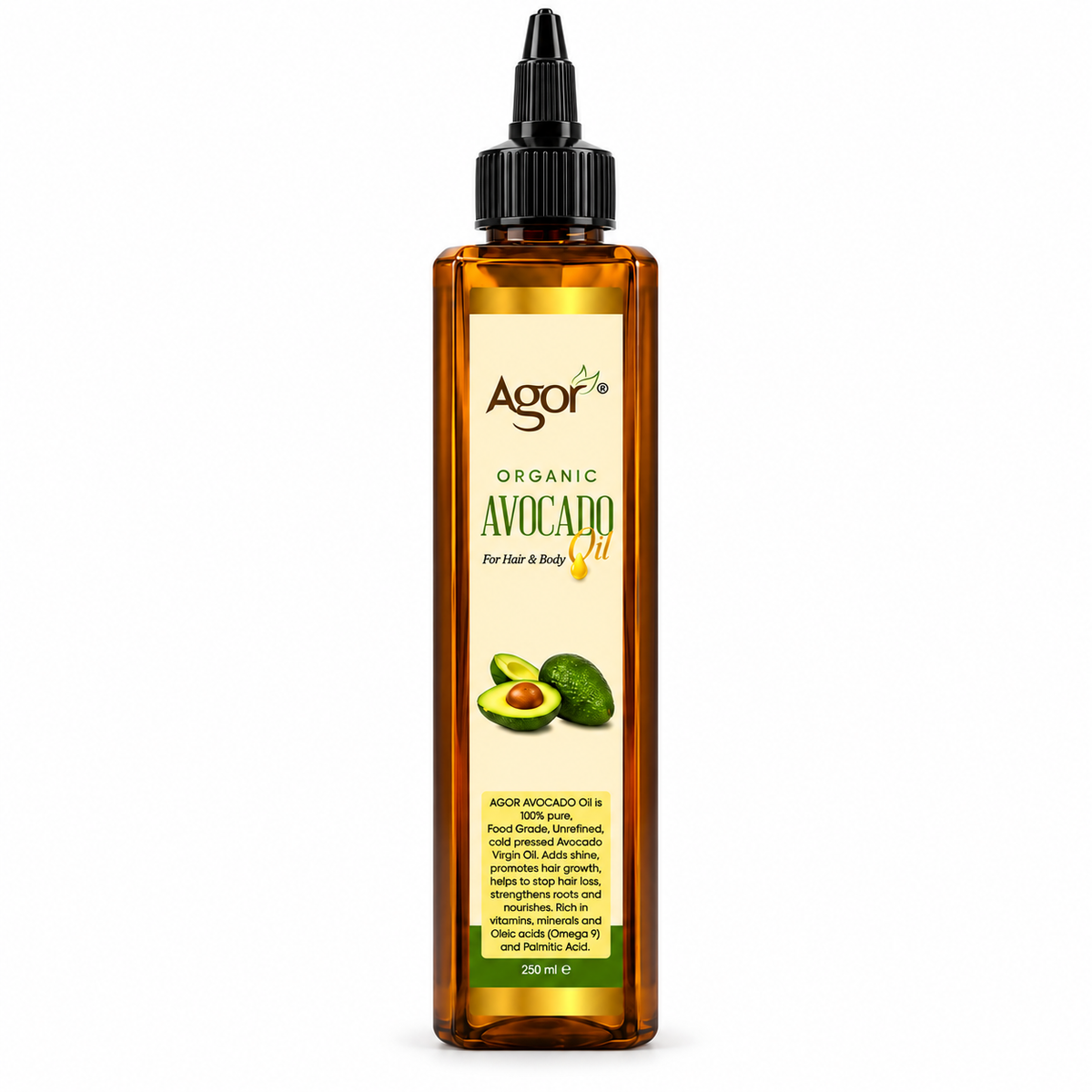 Agor Organic Avocado Oil (250ml)