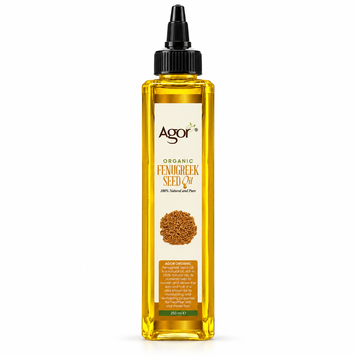 Agor Organic Fenugreek Seed Oil (250ml)