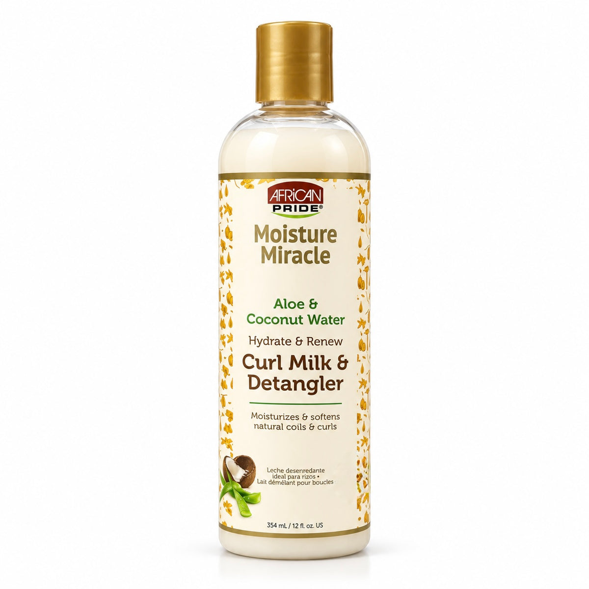 African Pride Moisture Miracle Curl Milk & Detangler (354ml)